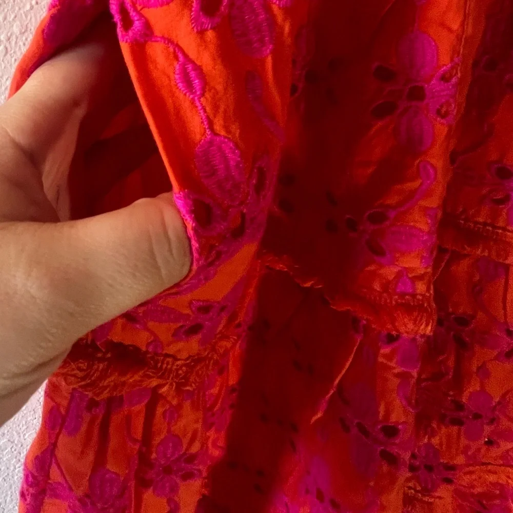 J. Crew Tiered Eyelet Summer Dress - Picture 8 of 11